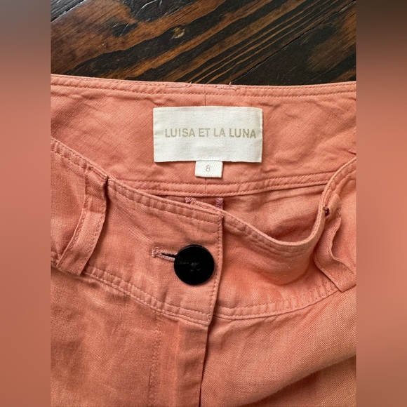 Luisa Et La Luna Linen Pant - Picture 3 of 3